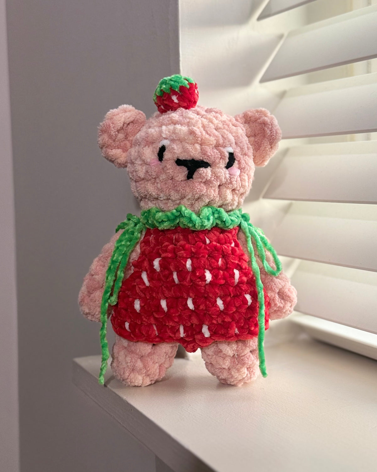Strawberry Bear Plushie