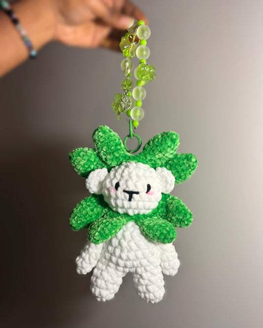 Lucky Clover Bear Keychain