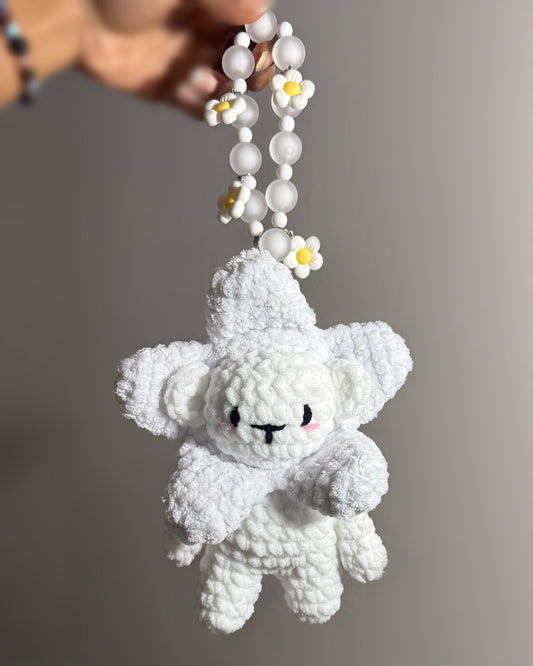 Daisy Bear Keychain