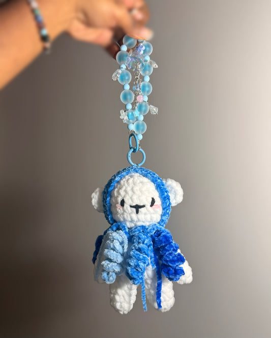 Jellyfish Bear Keychain