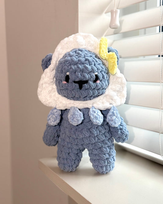 Rainy Cloud Bear Plushie