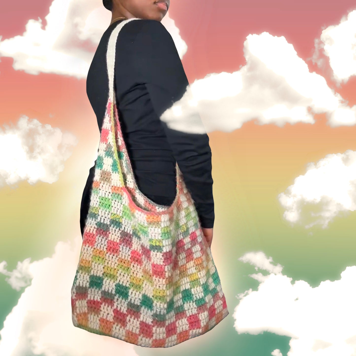 Checkered Tote Bag