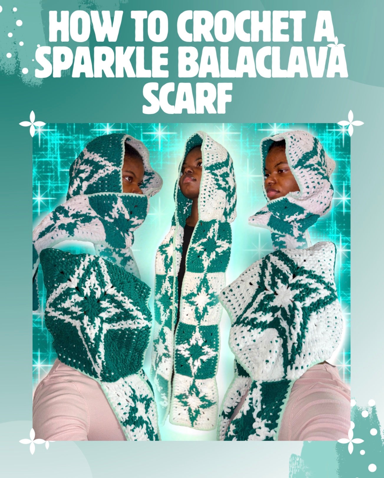 Sparkle Balaclava Scarf Pattern (PDF)