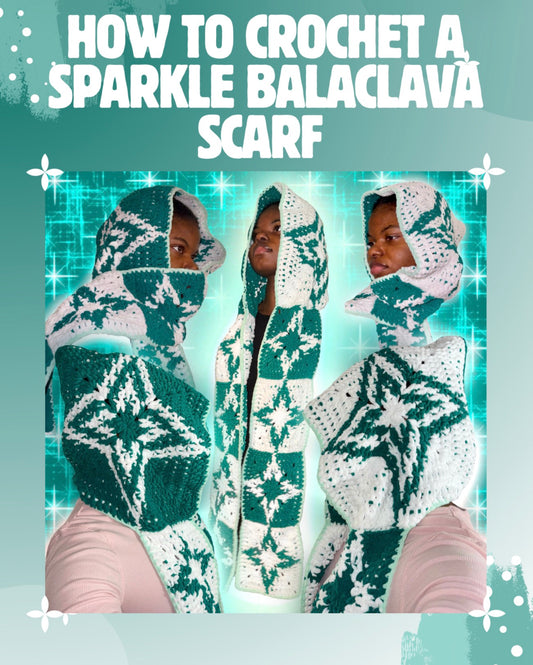 Sparkle Balaclava Scarf Pattern (PDF)